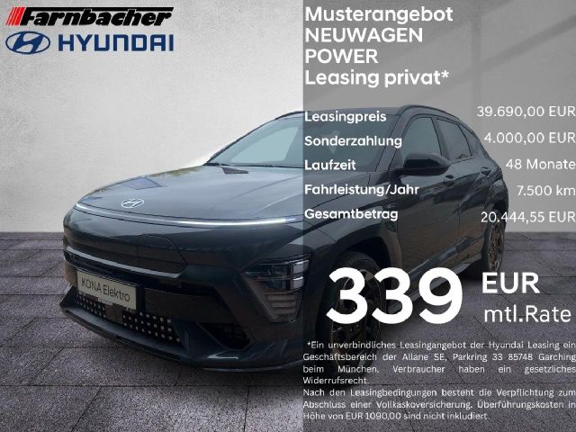 Hyundai KONA N Line Elektro 2WD 64kWh - POWERLEASING -*