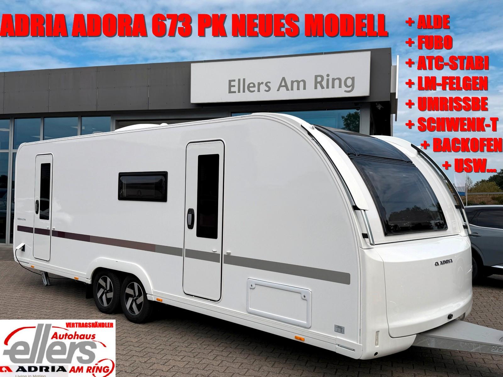 Adria ADORA 673 PK ALDE FUBO BACKOFEN UMRISSB ATC USW.