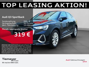 Audi Leasingangebot: Audi Q3 Sportback 35 TDI S LINE SPORTSITZE TEILLEDER