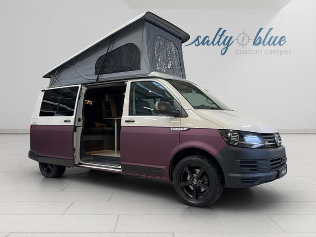 Salty Blue VW T6 lang, 4MOTION, Premium Ausbau