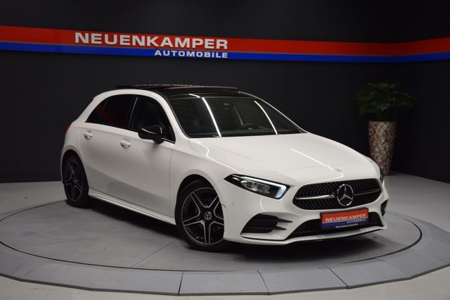 Mercedes-Benz A 200 AMG-Line Pano Night Tempomat Kamera Ambi.