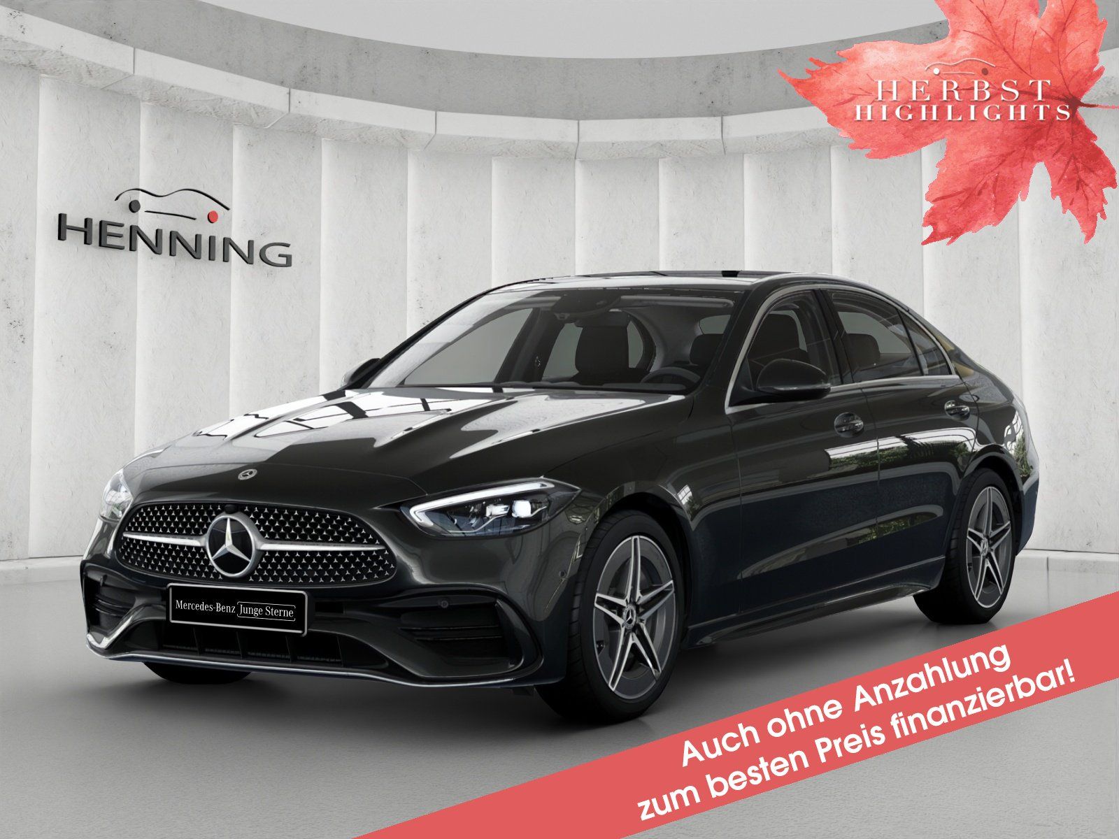 Mercedes-Benz C 200 d AMG Panorama Kamera Memory Totwinkel 18"
