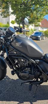 Honda Rebel 500 | Black Gunpowder Matt | TÜV neu - HONDA CHOPPER REBEL