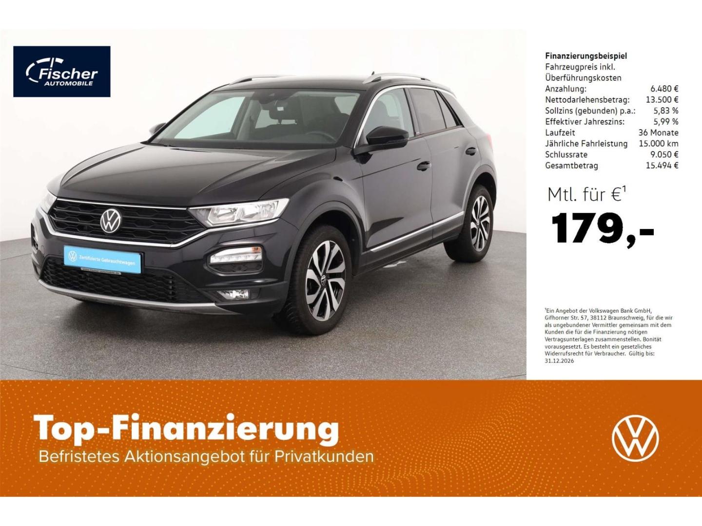 Volkswagen T-Roc 1.5 TSI Active DSG NAV/ACC/PDC/Klima/SH