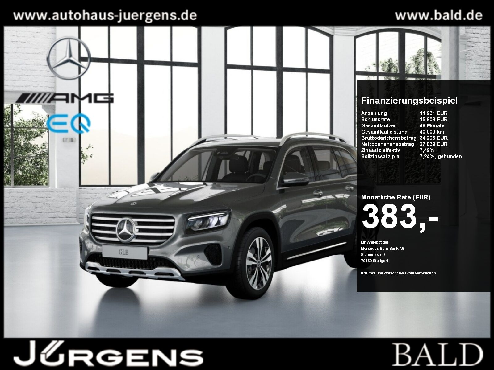 Mercedes-Benz GLB 180 Progressive+Ambiente+Cam+LED+Keyl+Navi