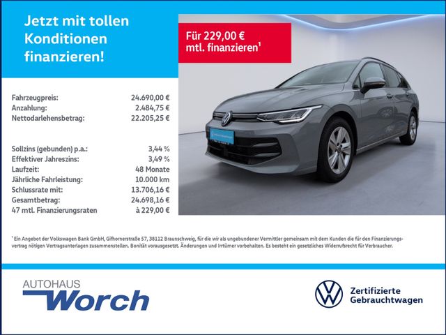 Golf VIII Variant 1.5TSI DSG LED+SHZ+LENKRADHZG