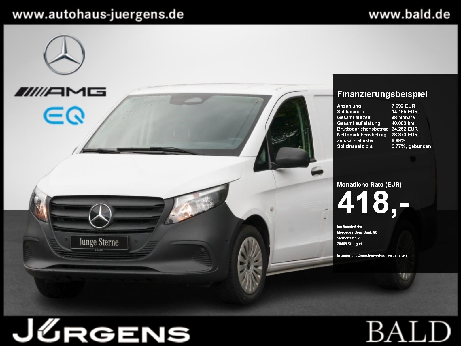 Mercedes-Benz VITO 116 Kasten/extralang/Klima/Kamera/Navi