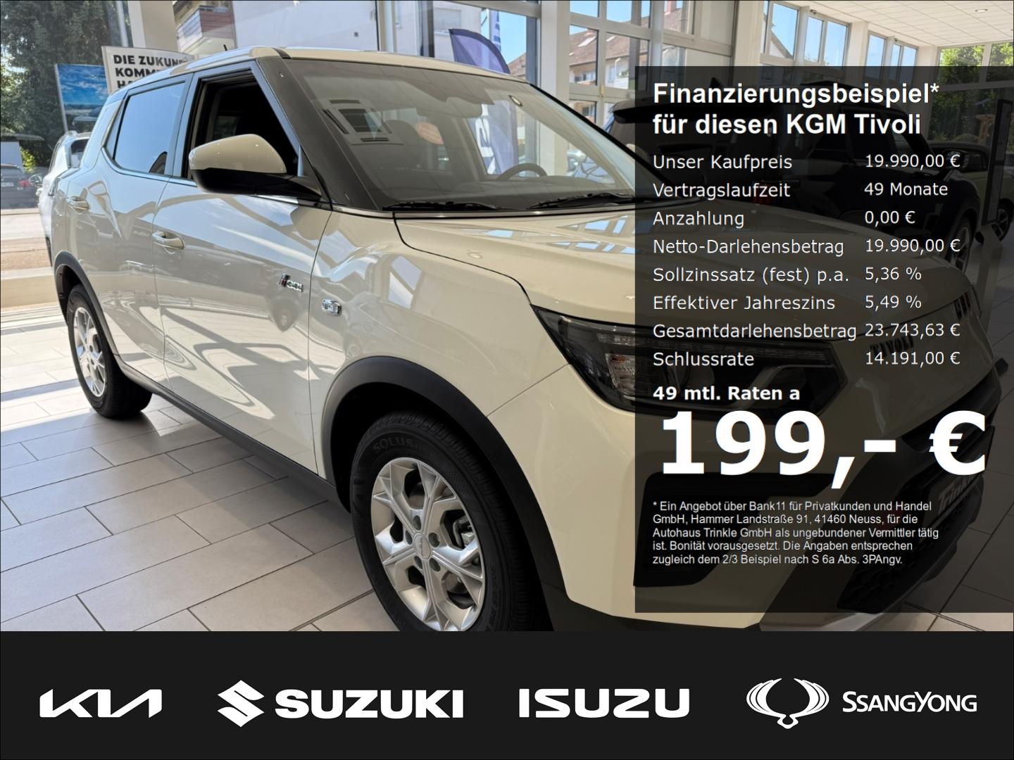 KGM Tivoli Nomad A/T 2WD 1.5 Turbo 163 PS Navi Apple
