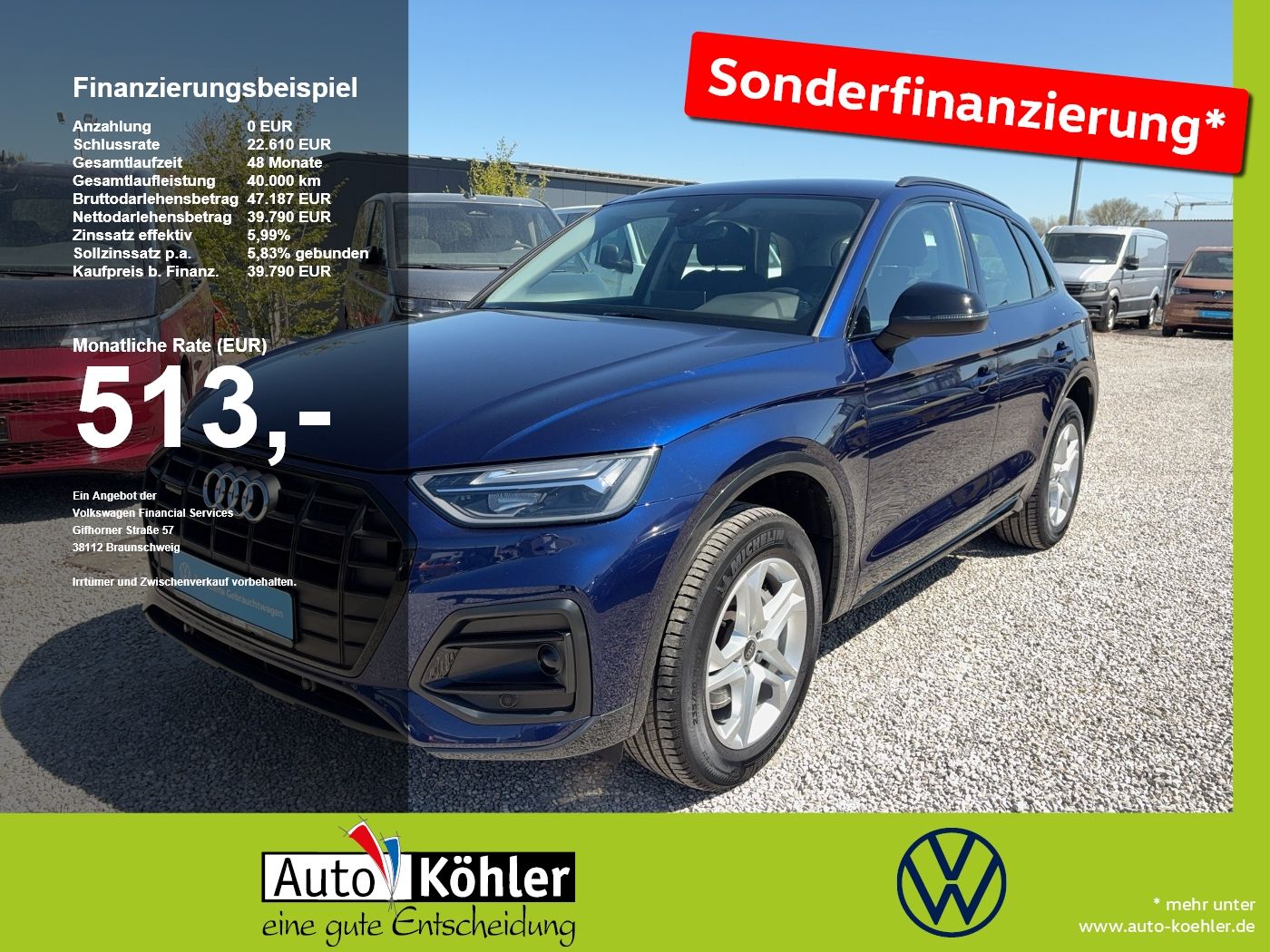 Audi Q5 50 eTFSI quattro ACC AHK StHz Kamera LED Shz