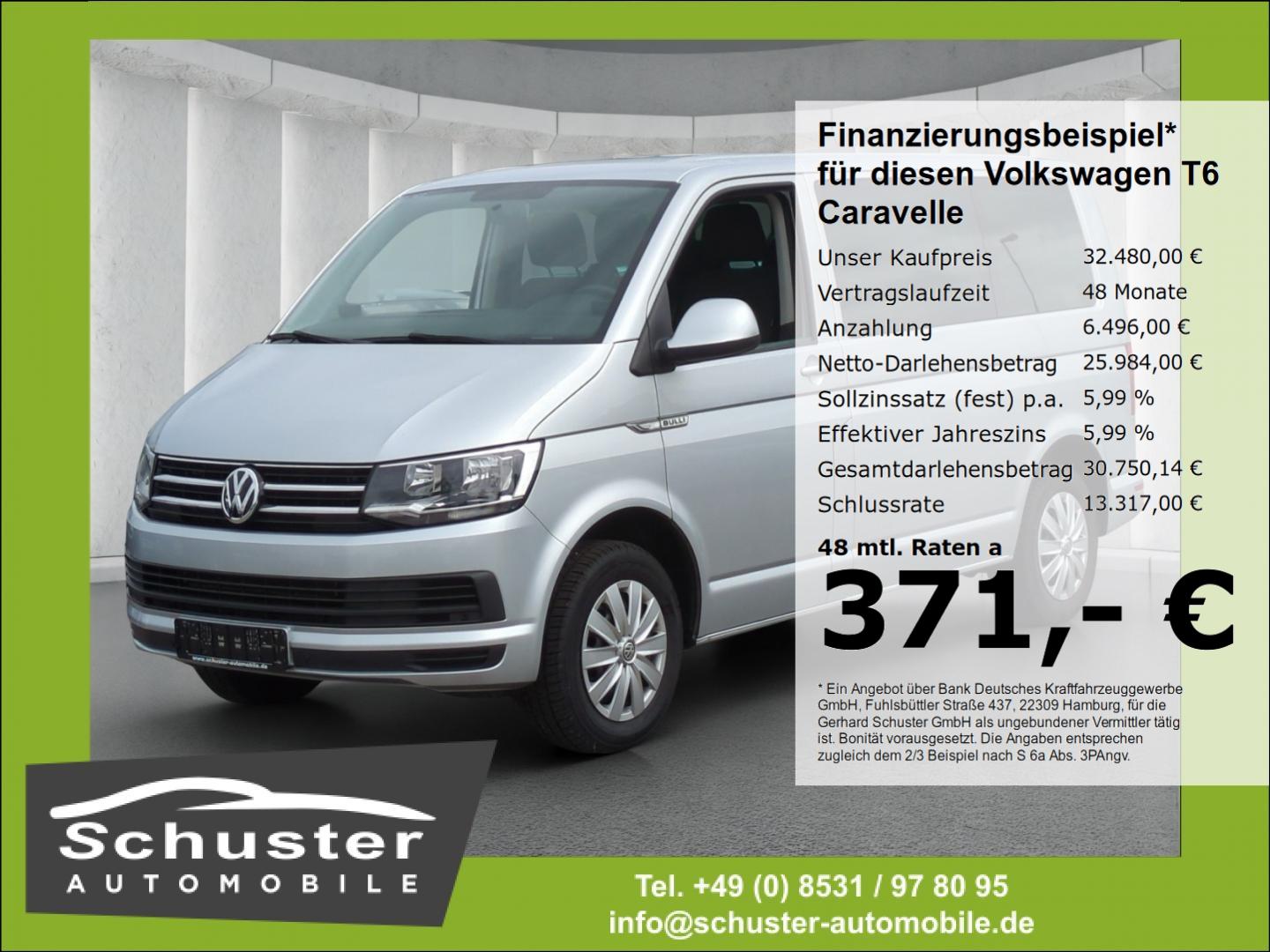 Volkswagen T6 Caravelle 9-Sitze TDI*DSG AHK Navi SHZ PDCv+h