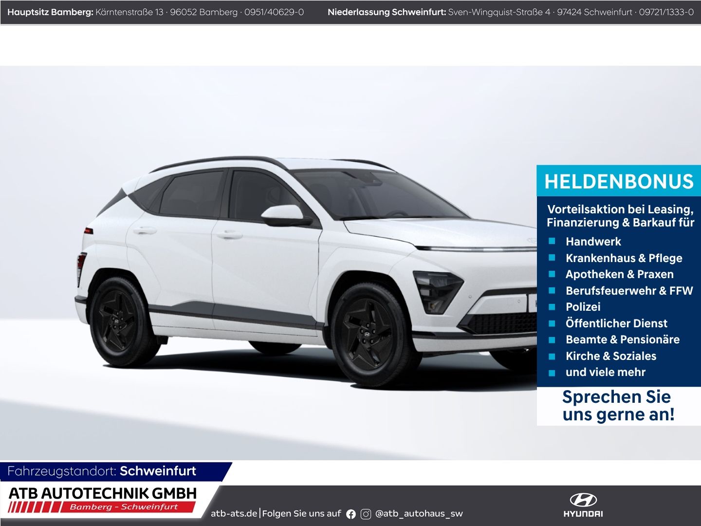 Hyundai KONA Elektro Select 49kWh 135PS Navi LED ACC App