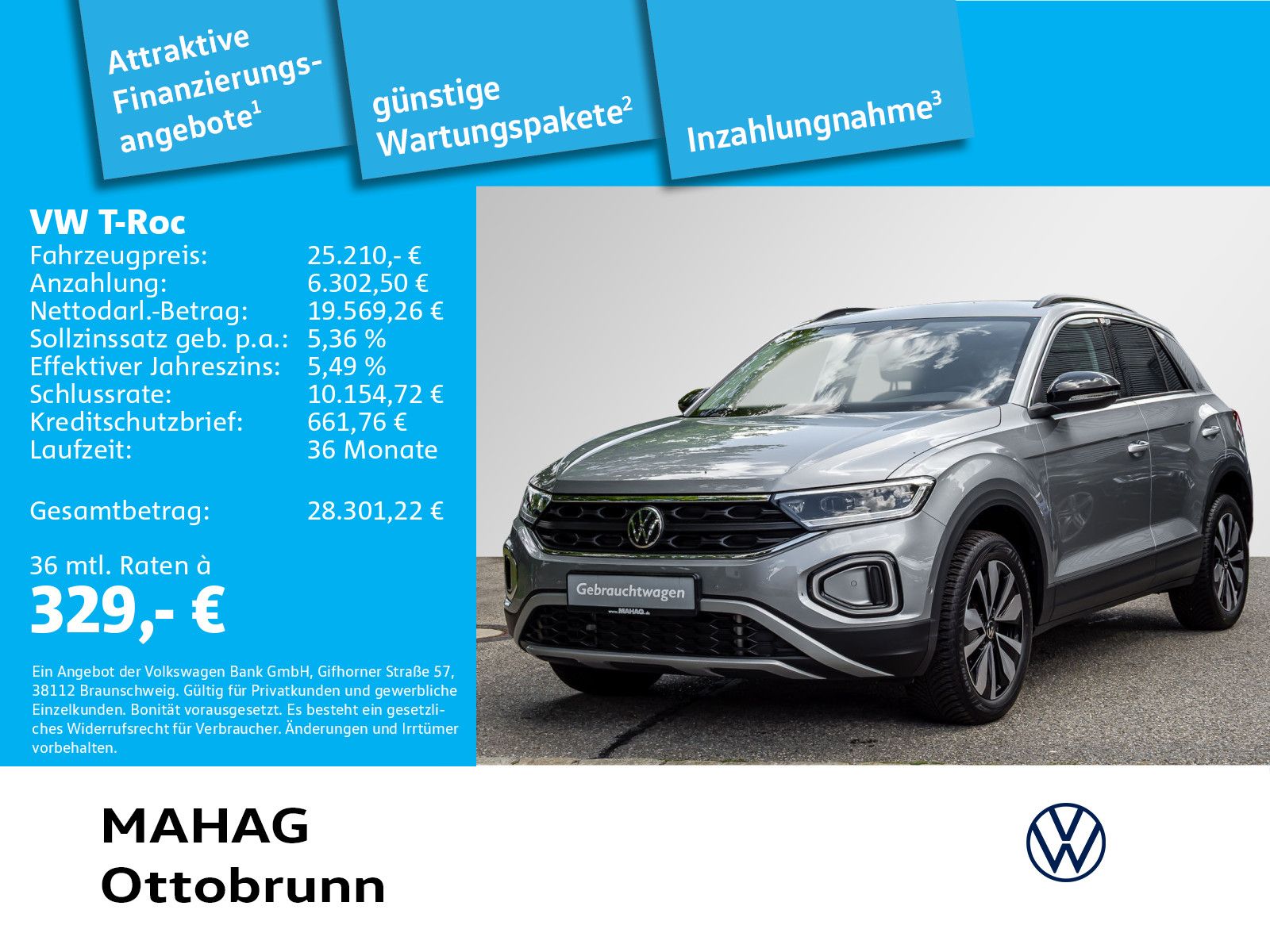 Volkswagen T-ROC GOAL1.5 TSI LED+ Navi ParkAssist RearView  imagem 2