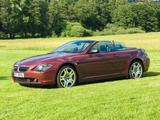 BMW 645Ci Cabrio - V8 Manual - rote BMW 6er Reihe