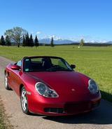 Porsche Boxster 2.7 - - Porsche Boxster: Rot, Leder