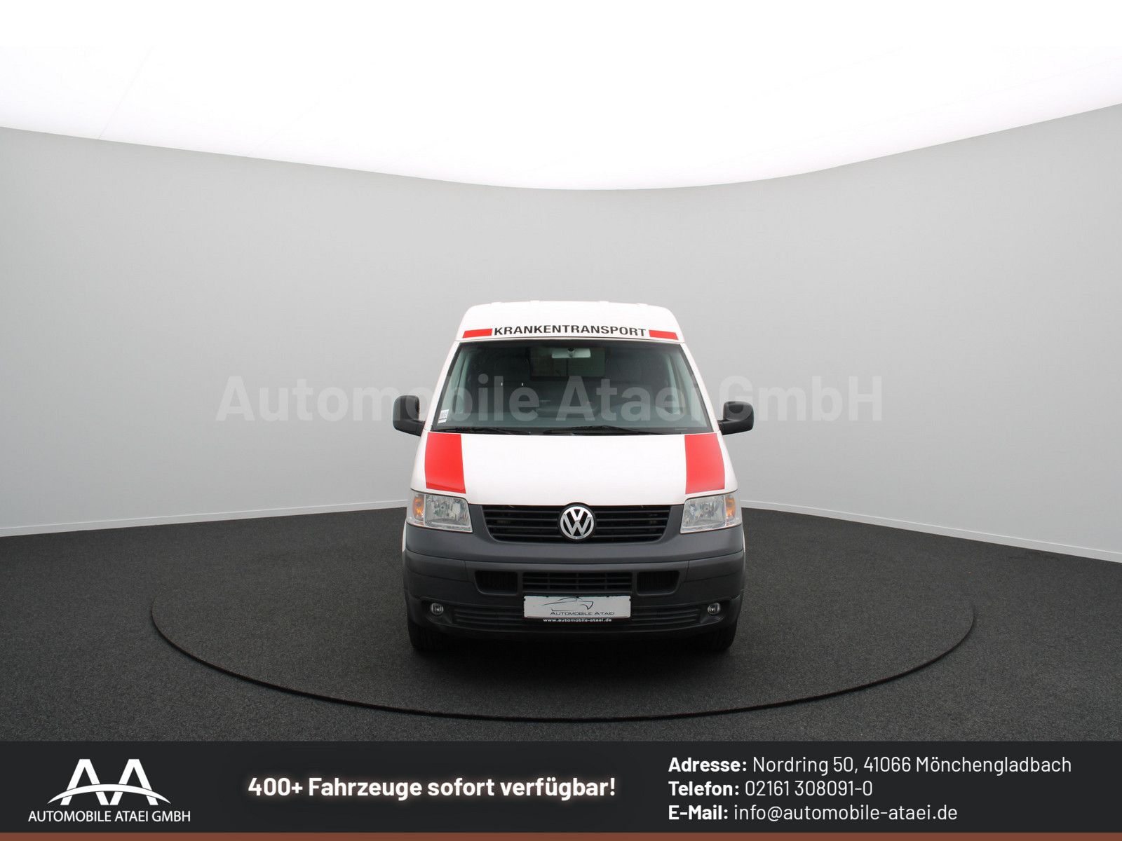 Fahrzeugabbildung Volkswagen T5 Transporter 2.5 TDI *KTW* 1.Hand+ Klima 9558