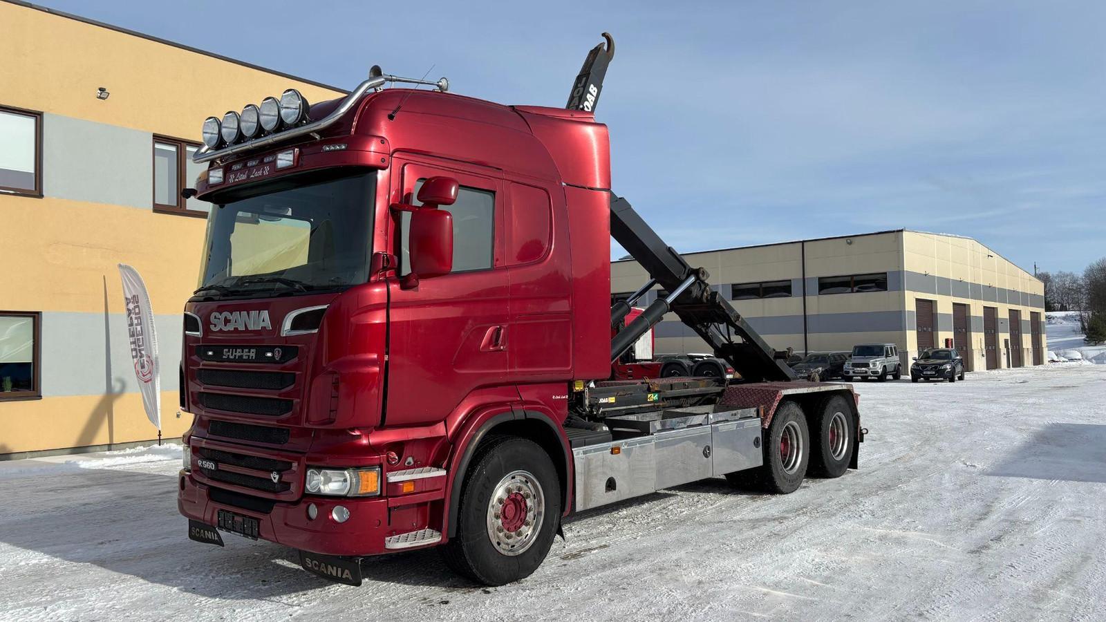 Scania R560 6X4 V8 JOAB lift + RETARDER