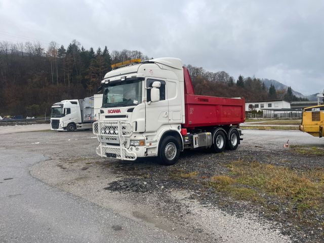 Scania R560 6x4 Euro 4 Rückmulde + Zgm Bj 2007