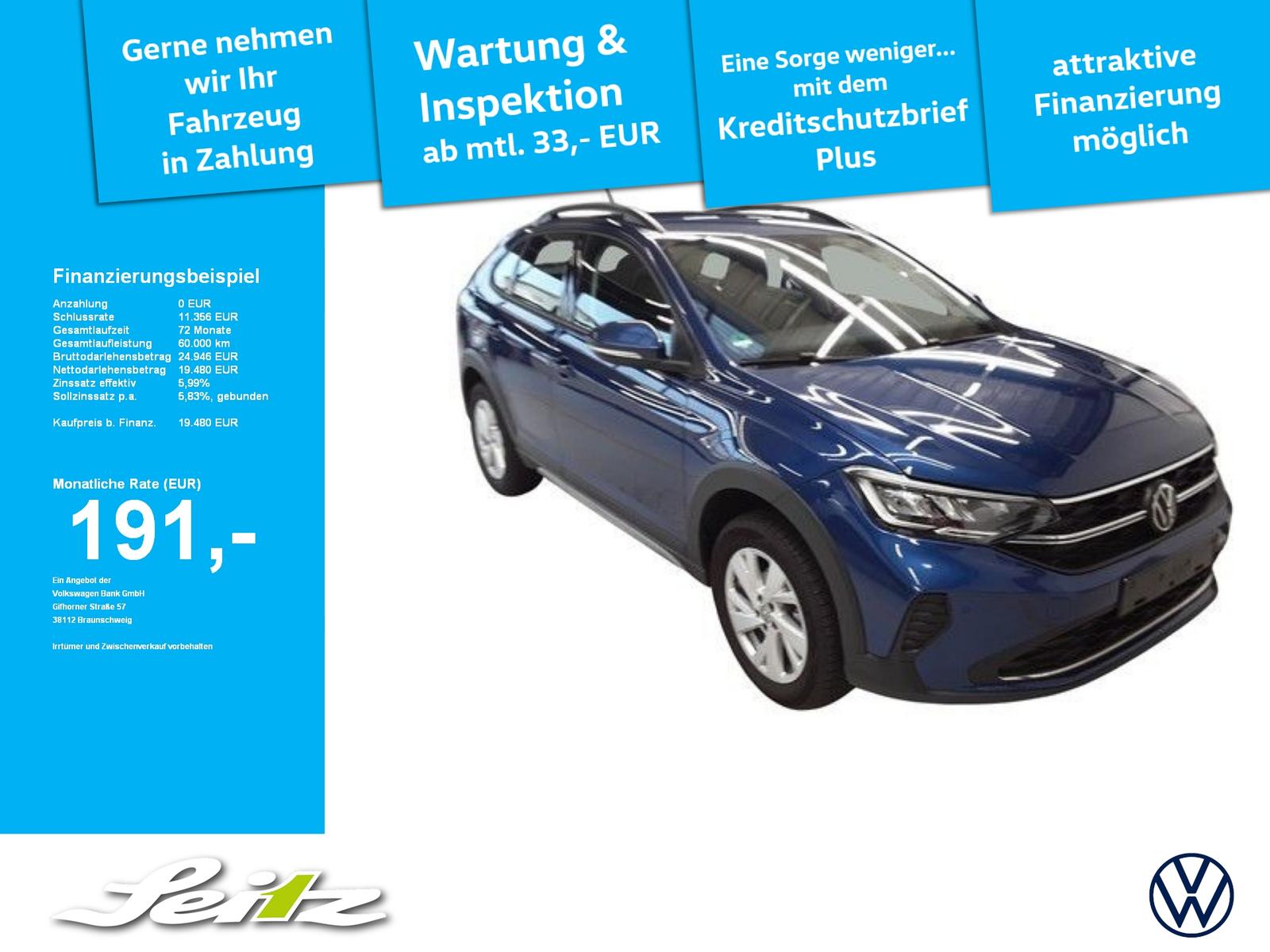 Volkswagen Taigo 1.0 TSI Life *LED*PDC*NAVI*