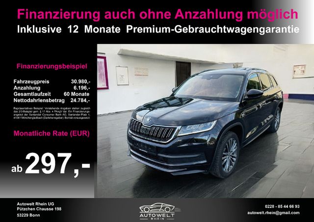 Skoda Kodiaq 2,0 TDI *140KW*L&K*4x4*7 Sitzer*Pano*AHK*