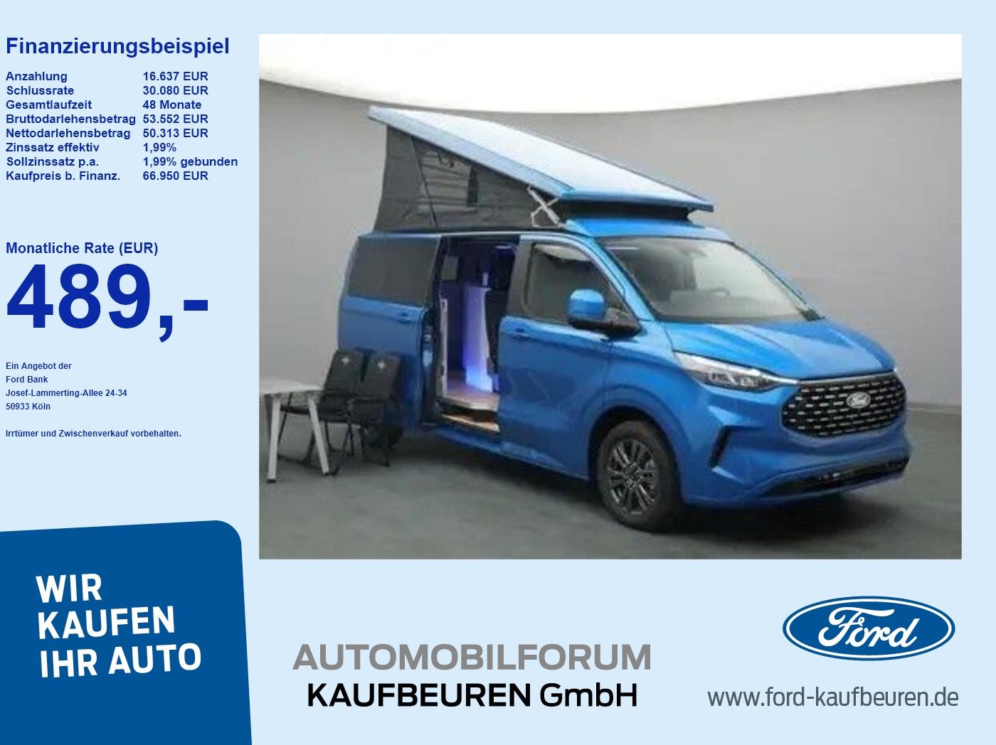 Ford Nugget Titanium 320 L2 Aufstelldach NAVI*ACC*SHZ