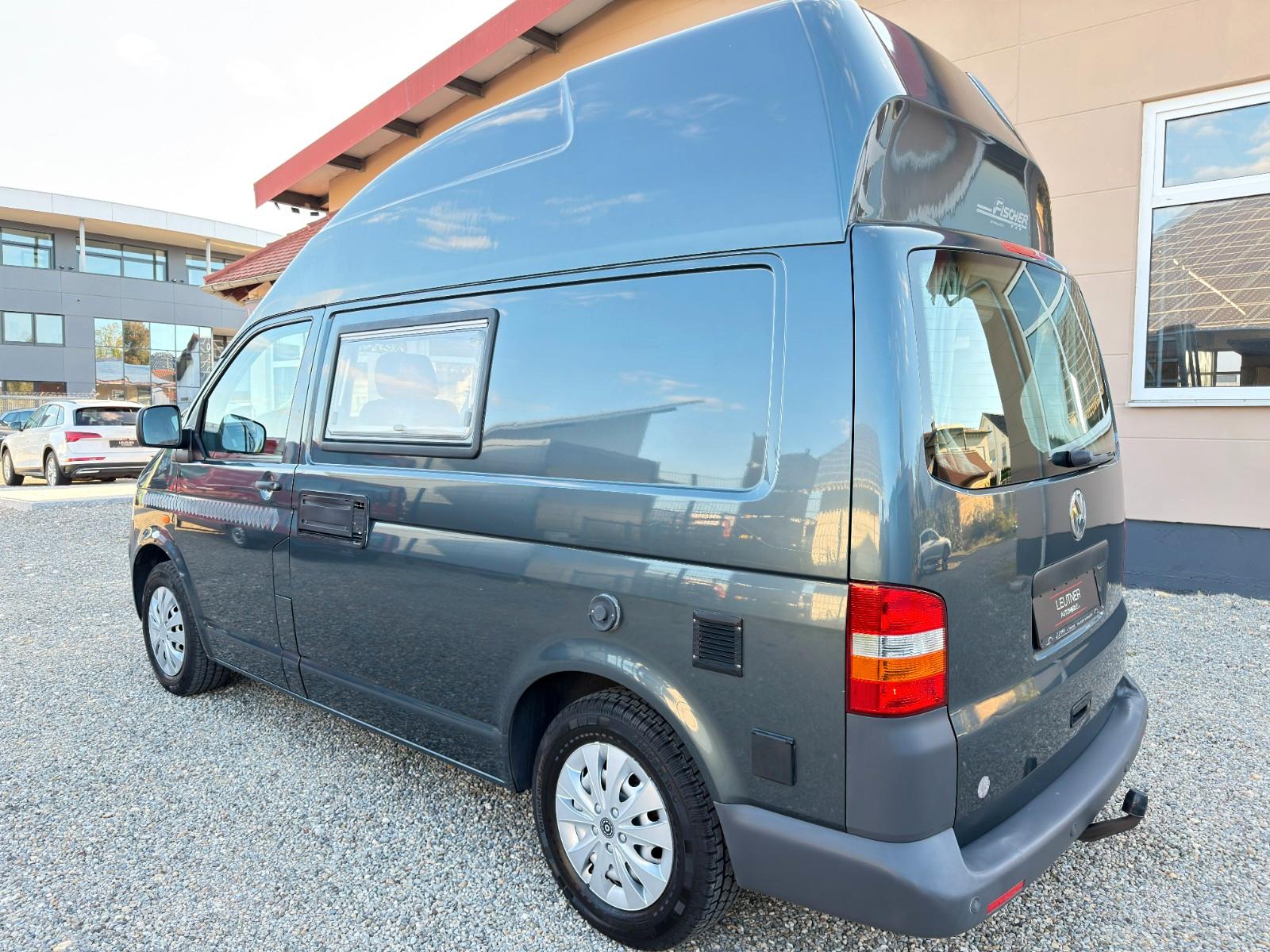 VOLKSWAGEN T5 CALIFORNIA 2.5 TDI 131ch - CAMPING-CAR FISCHER - TOIT HAUT - CHAUFFAGE TRUMA - ATTELAGE