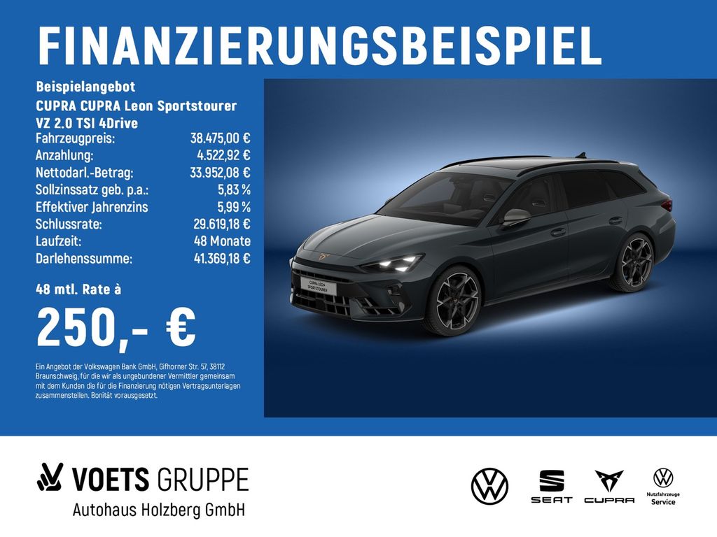 CUPRA Leon Sportstourer VZ 2.0 TSI 4Drive VZ AHK