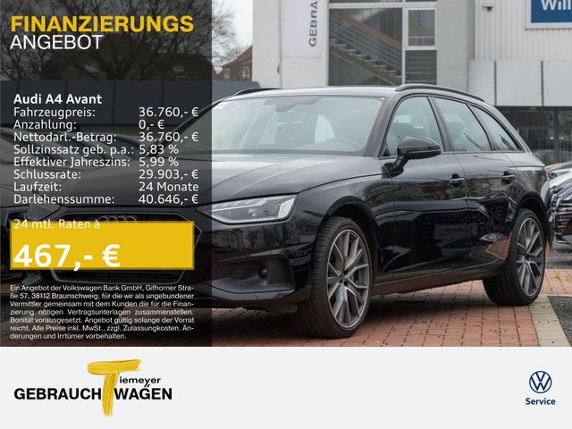 Audi A4 Avant 40 TFSI LM19 NAVI+ SITZHZ GRA AHK