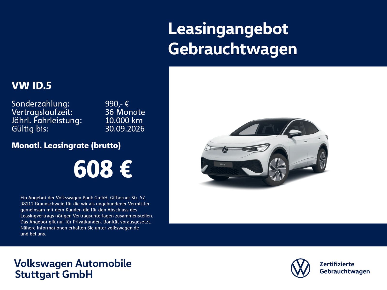 Volkswagen ID.5 Pro Navi Kamera AHK foto 2