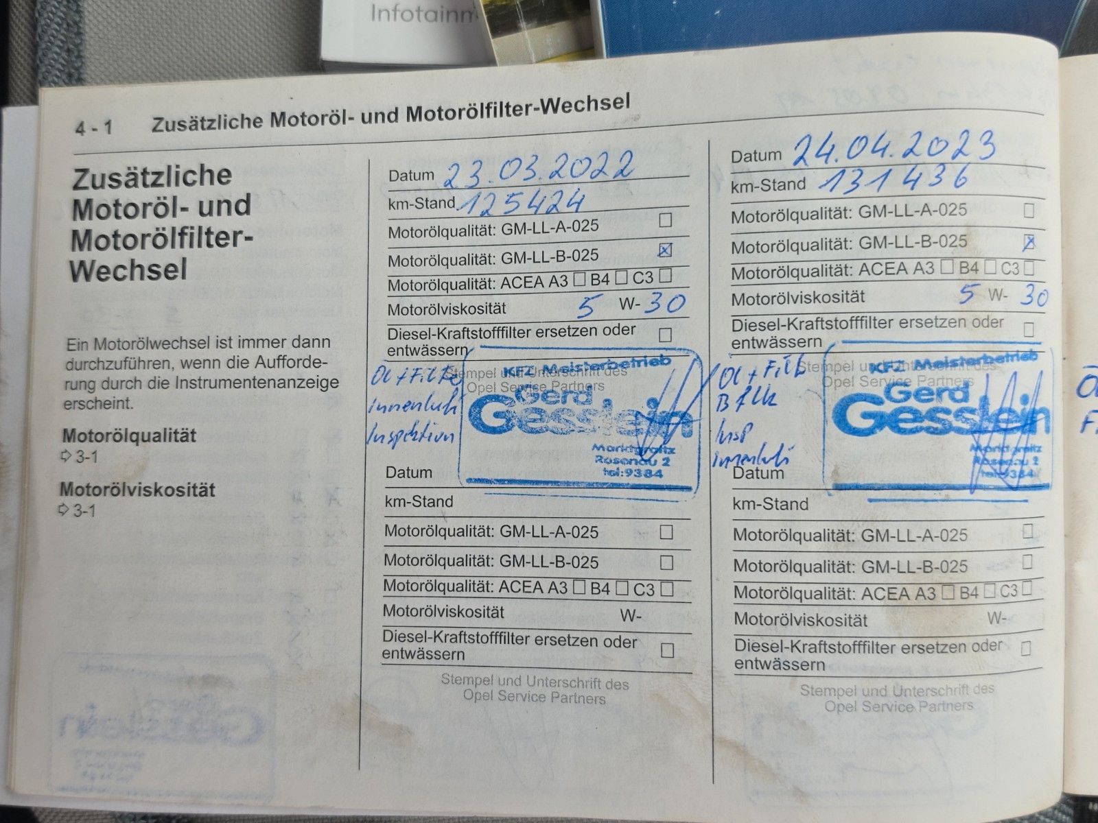 Fahrzeugabbildung Opel Zafira B Innovation "110 Jahre" 7-Sitzer 1.Hand