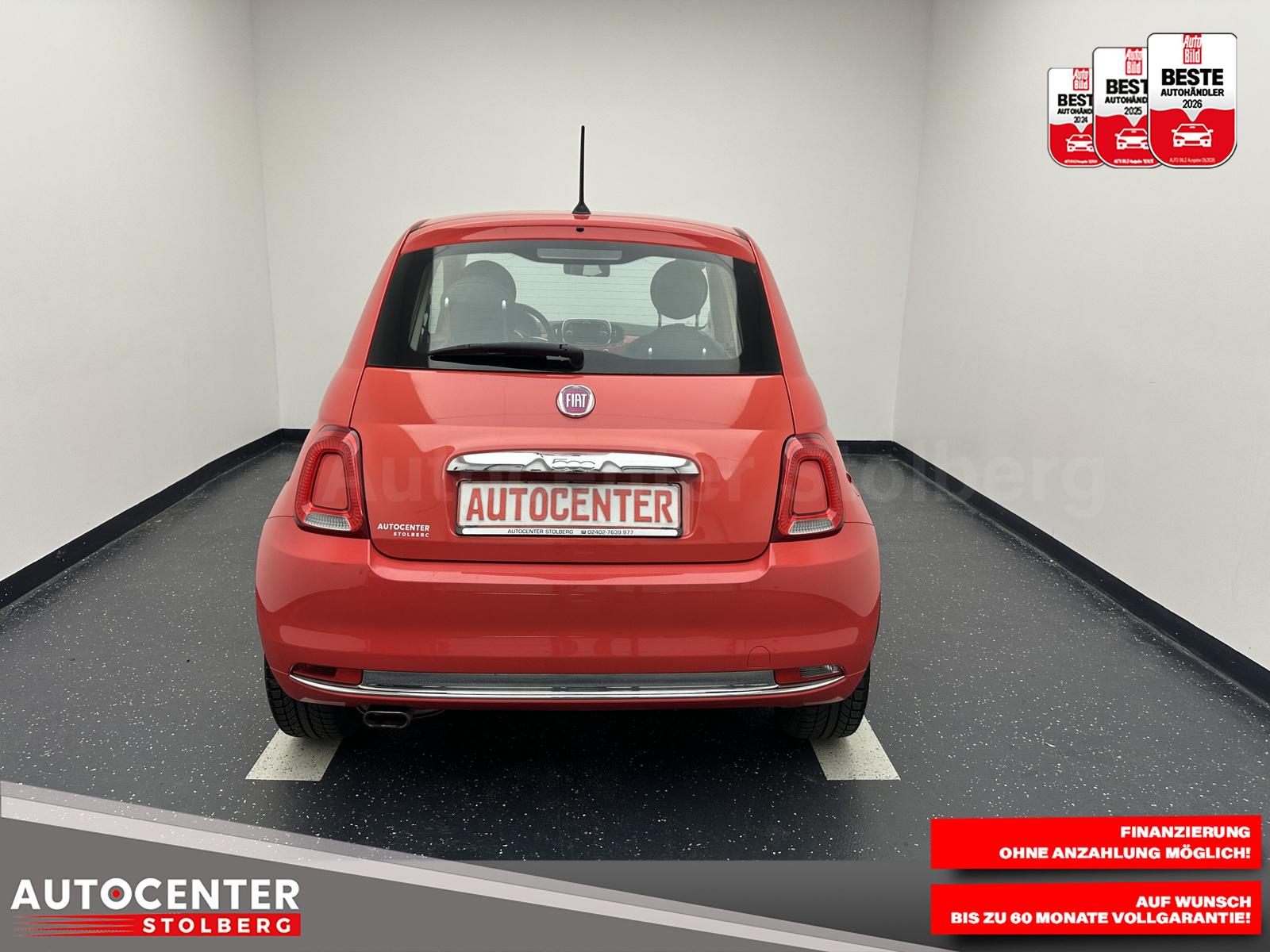 Fiat 500 Lounge "PANO-MULTI-KLIMA-ALU"