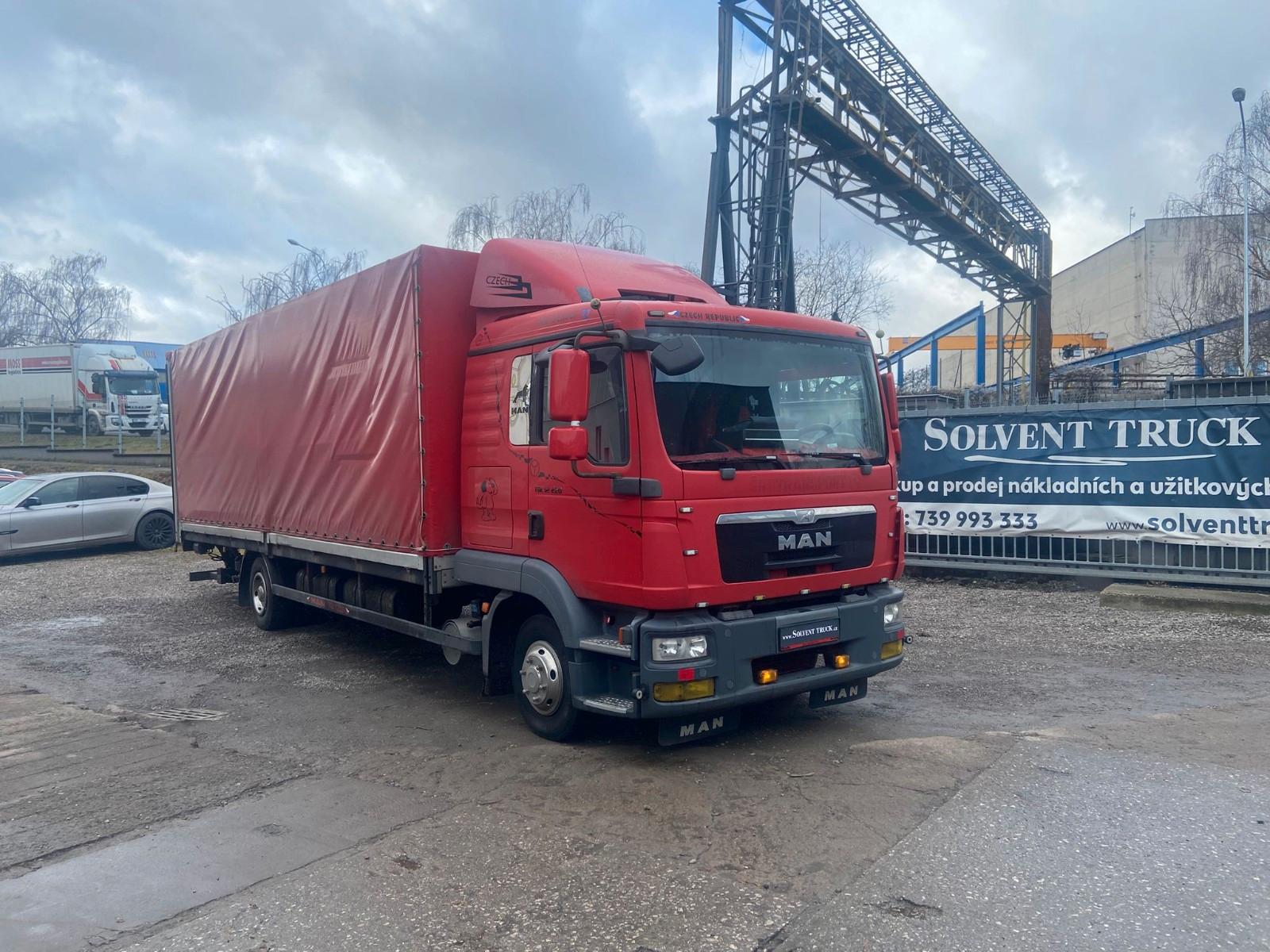 MAN TGL 12.220, Euro 5, Ladebordwand