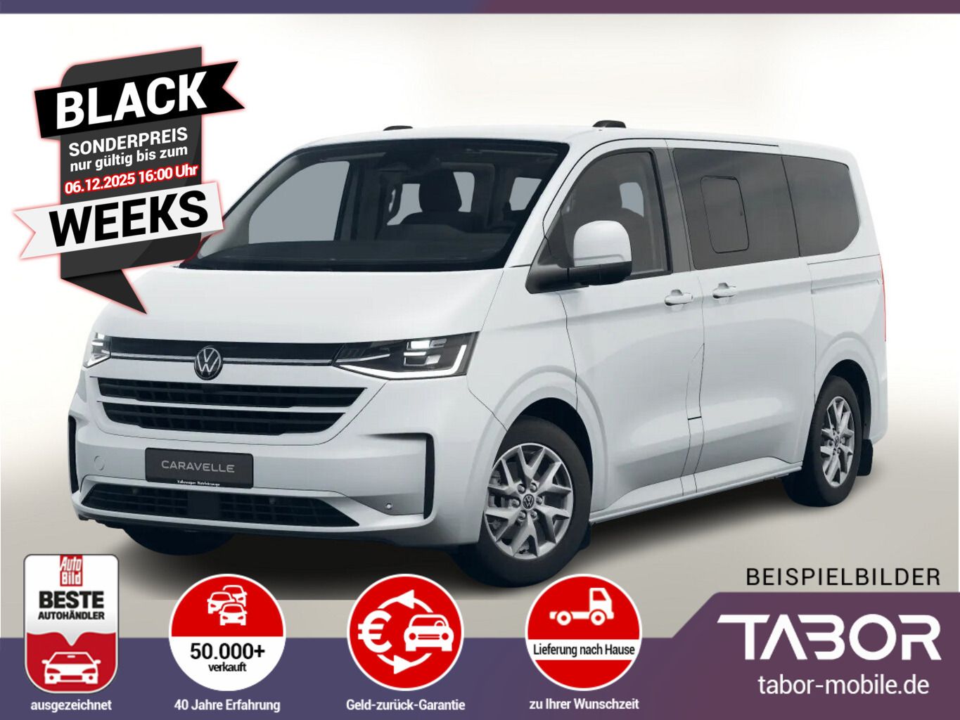 Volkswagen T7 Caravelle 2.0 TDI 150 Style Matrix UVP-27%*