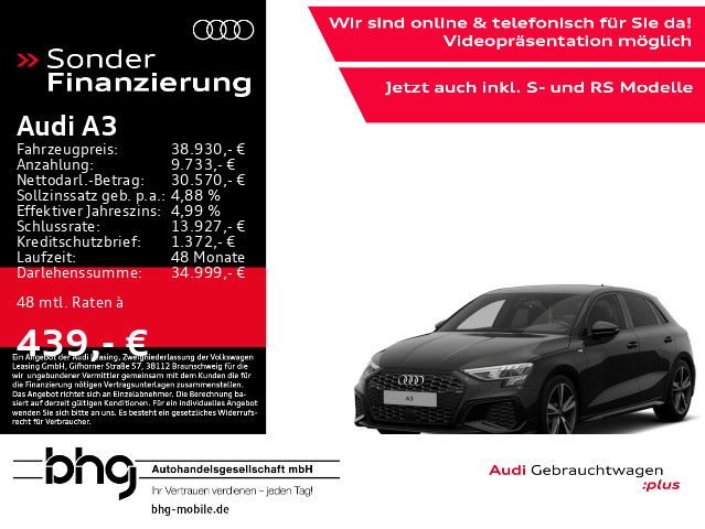 Audi A3 35 TFSI Sportback S tronic S line