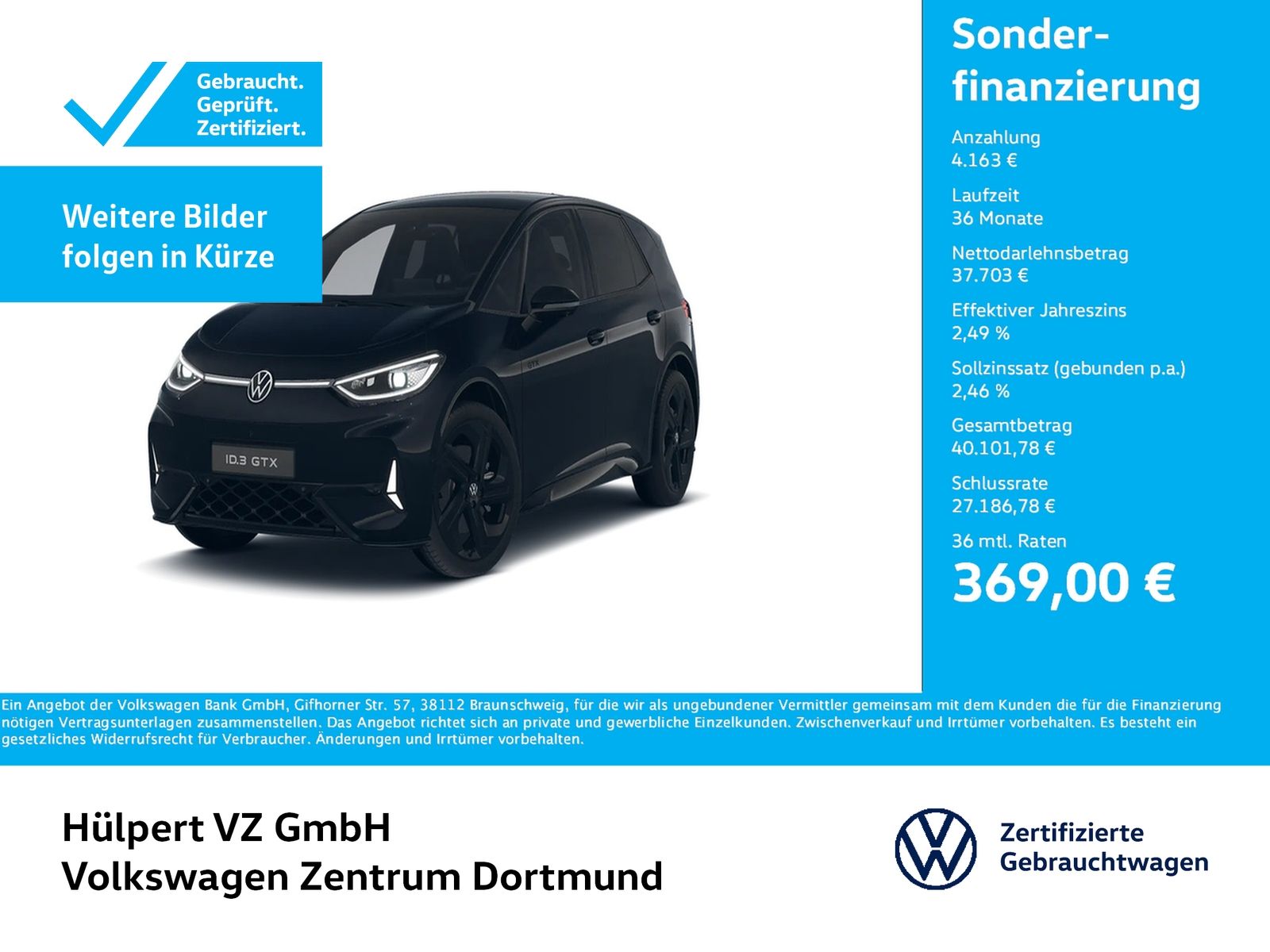 VW ID.3 GTX PERFORMANCE WÄRMEPUMPE 360°CAM ACC LM20