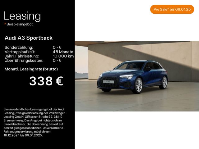 Audi A3 Sportback 40 TFSIe S line AHK*Matrix*Virtual