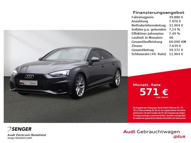 Audi A5 Sportback S line 35TFSI Sitzh. MMI LED Kamera