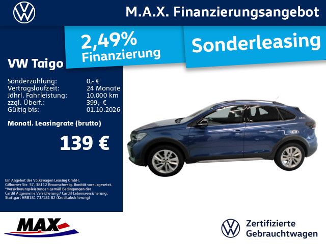 Volkswagen Taigo 1.0 TSI LIFE GOAL DSG LED+KAMERA+DCP+PDC+A