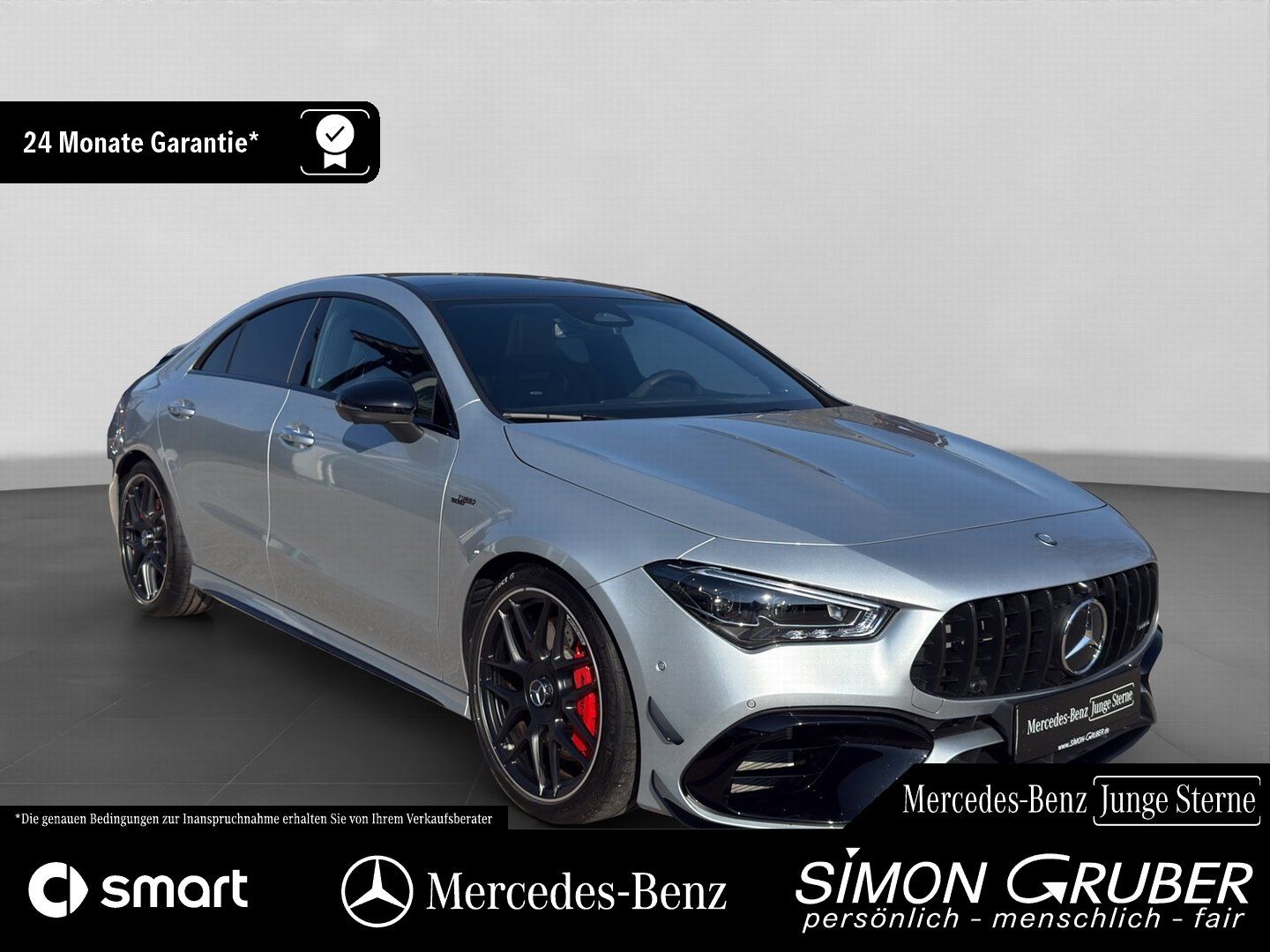 Fahrzeugabbildung Mercedes-Benz CLA 45 S 4M+ AMG Aero Burm Pano HUD Perfo Sitze