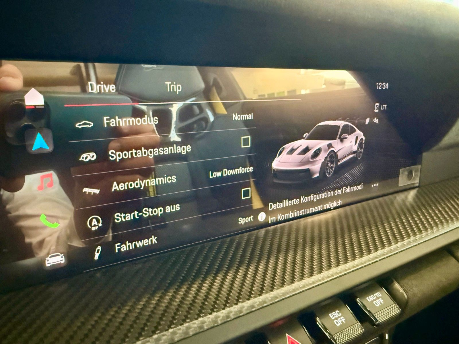 Fahrzeugabbildung Porsche 911 992 GT3 RS Weissach/PCCB/Clubsport/LIFT