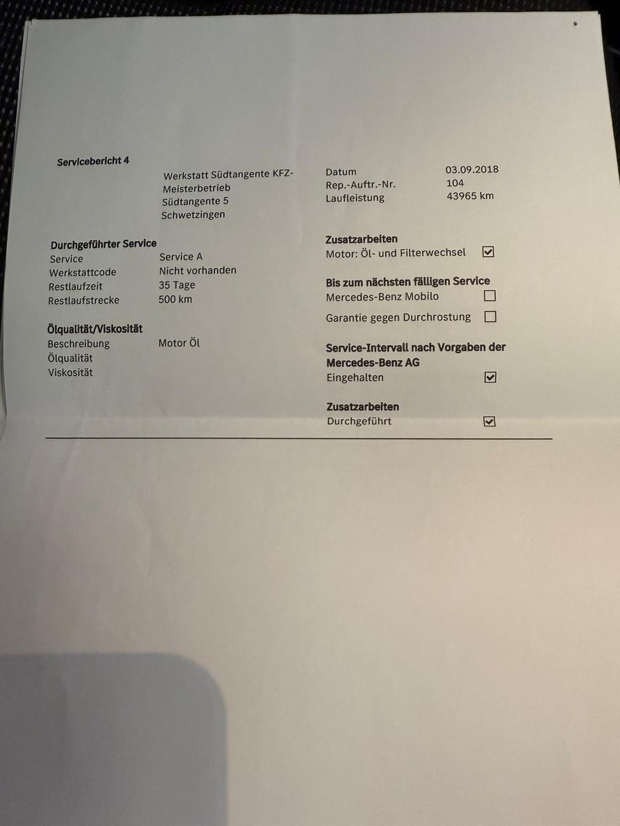 Fahrzeugabbildung Mercedes-Benz MB  B 180 / NAVI/AUTOMATIK