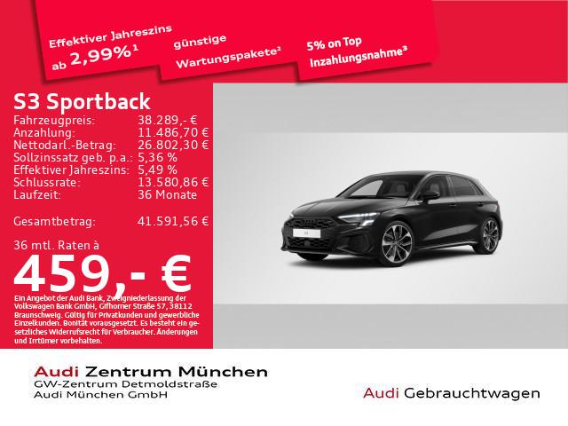 Audi S3 Sportback TFSI S tronic B&O/Navi+/Kamera/Priv