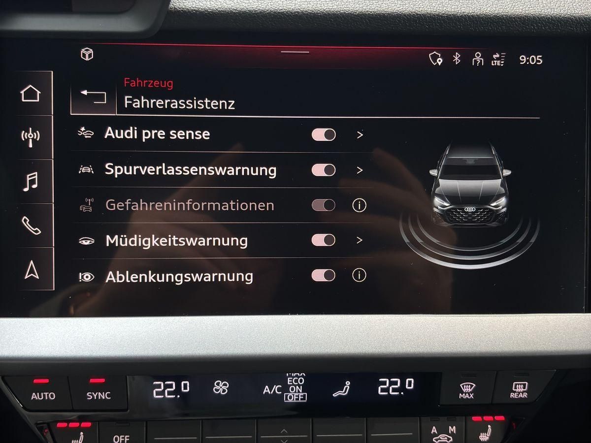 A3 35 TFSI S line S-Tronic LED KLIMAAUTO RFK