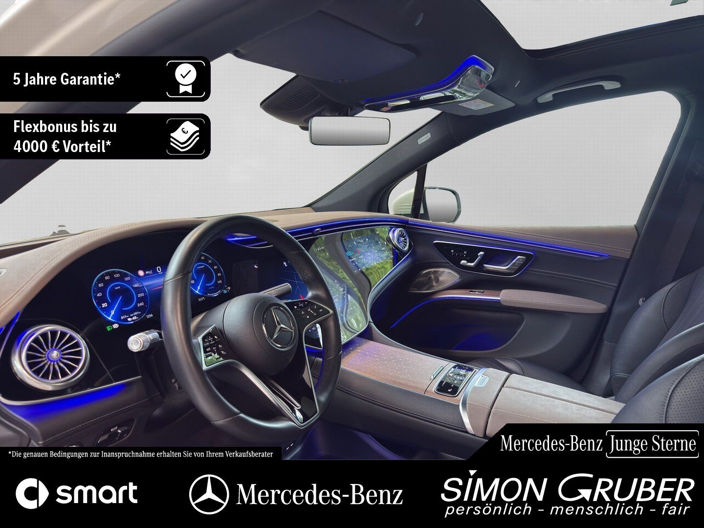 Fahrzeugabbildung Mercedes-Benz EQS 450+ SUV El. Art Premium Hyper 7Sitze Mod 23