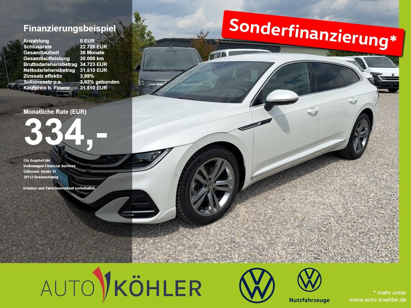 Volkswagen Arteon Shooting Brake R-Line TDI DSG AHK/CarPlay
