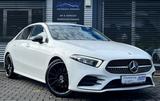 Mercedes-Benz A 220 4-Matic AMG Line NightPaket Limo*LED*NAVI* - weiße Mercedes-Benz A 220