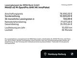 BMW M440i xD M-SportPro AHK HK InnoPaket Sportpaket - BMW M440 in Hamburg