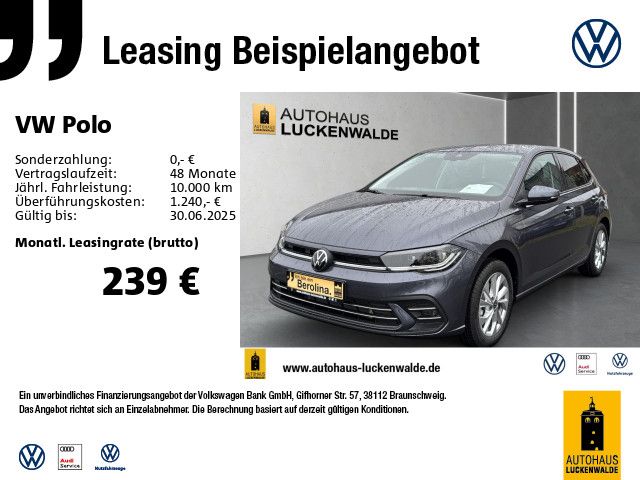 VW Polo 1.0 TSI Style DSG *IQ-MATRIX*NAV*ACC*SHZ*