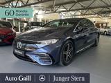 Mercedes-Benz EQS 450+ AMG Carbon Hyperscreen Softclose HAL - blaue Mercedes-Benz EQS
