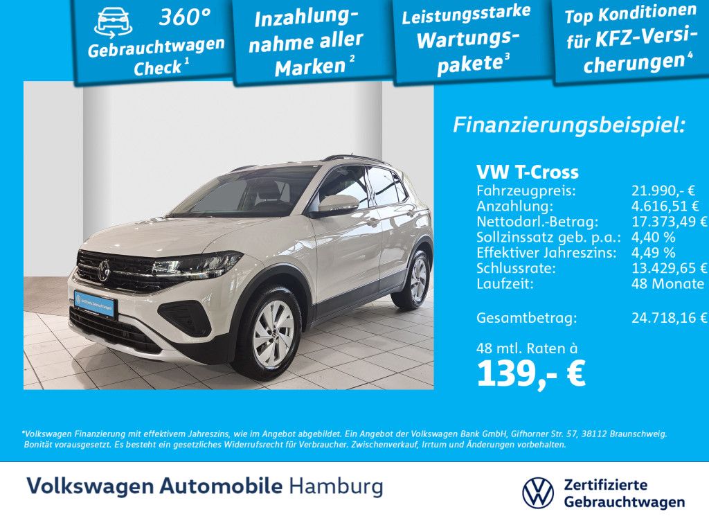 T-Cross 1.0 TSI Navi Ganzjahresreifen AHK