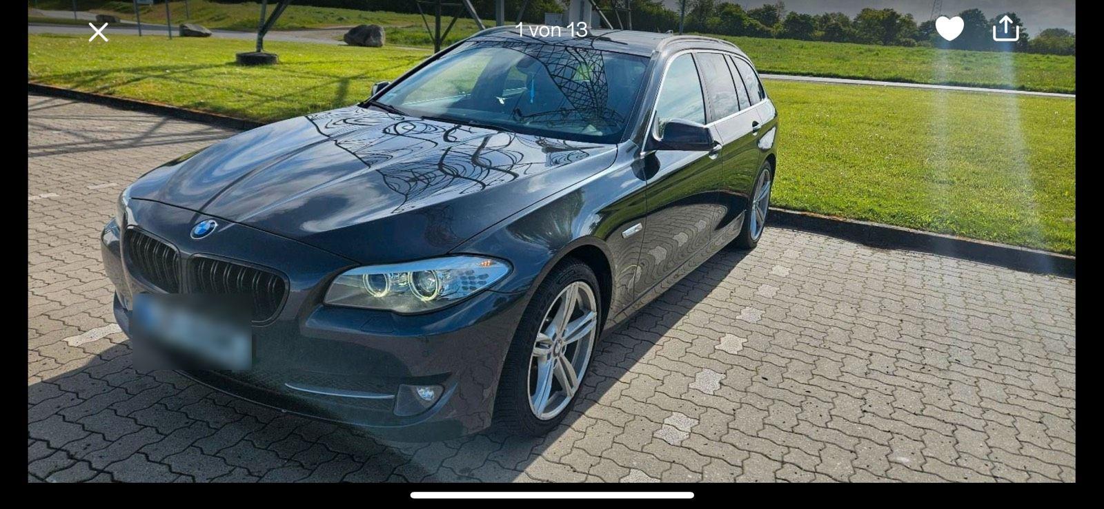 BMW 525 2011 — rear view